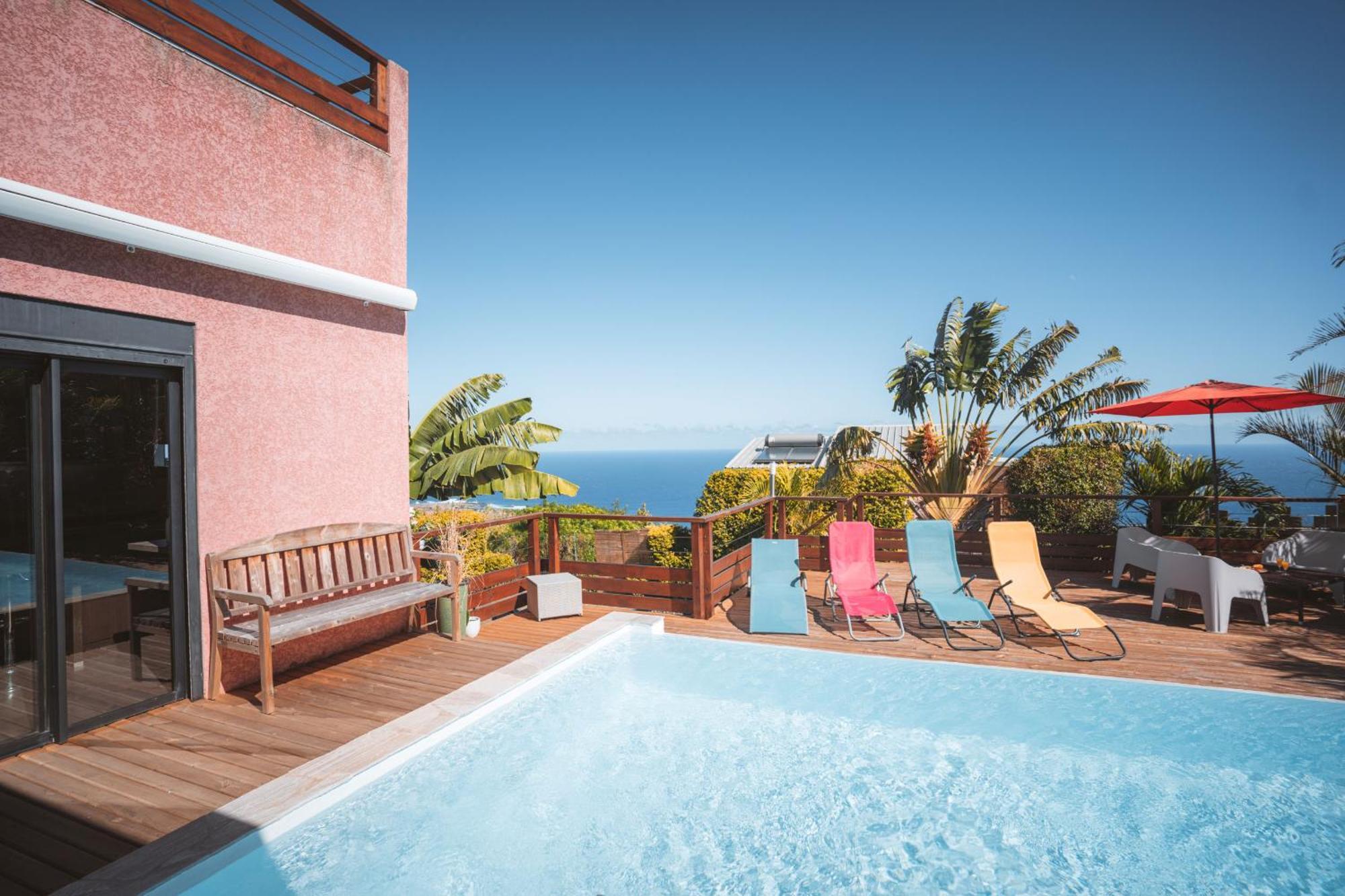 Villa Sunset St Leu, Avec Sa Vue Plongeante Sur La Mer Saint-Leu Exterior foto